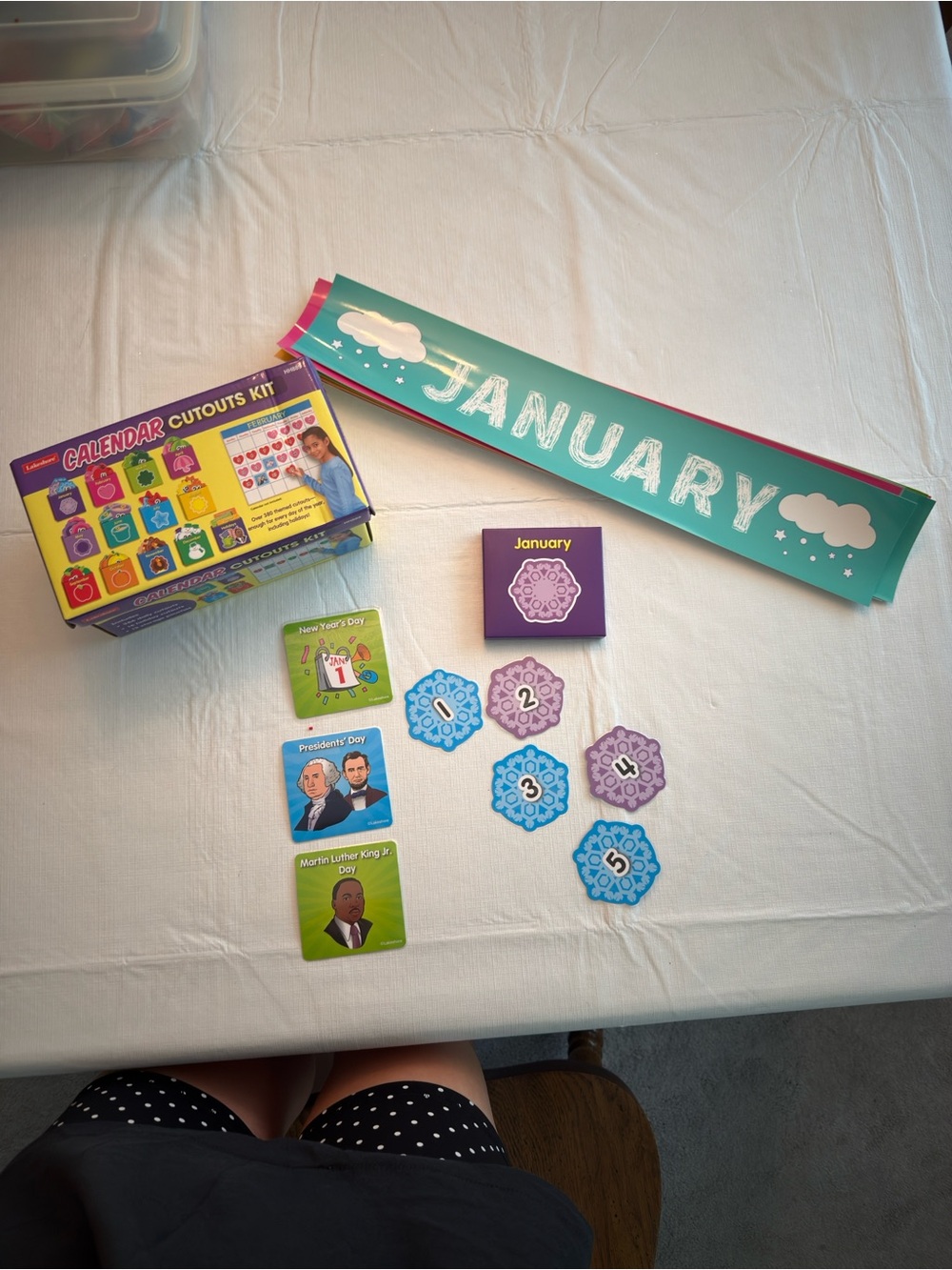 Classroom Calendar Cutouts Kit